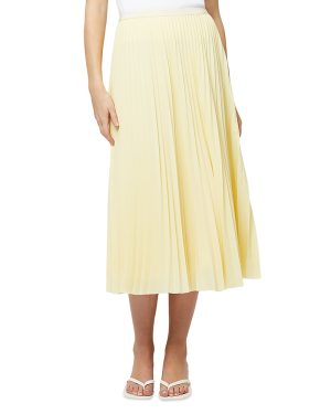 French Connection Sunburst Pleated Crepe Skirt