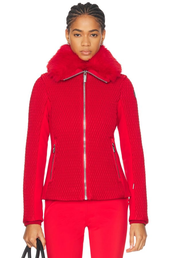 Fusalp Montana Snow Ski Jacket in Racing - Red. Size 42 (also in ).
