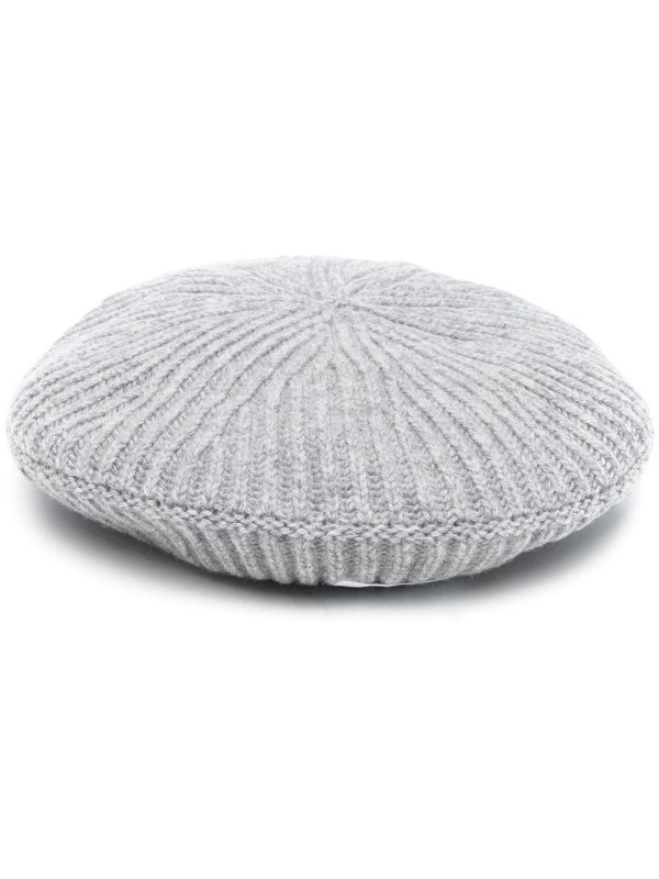 GANNI Ribbed Wool Hat