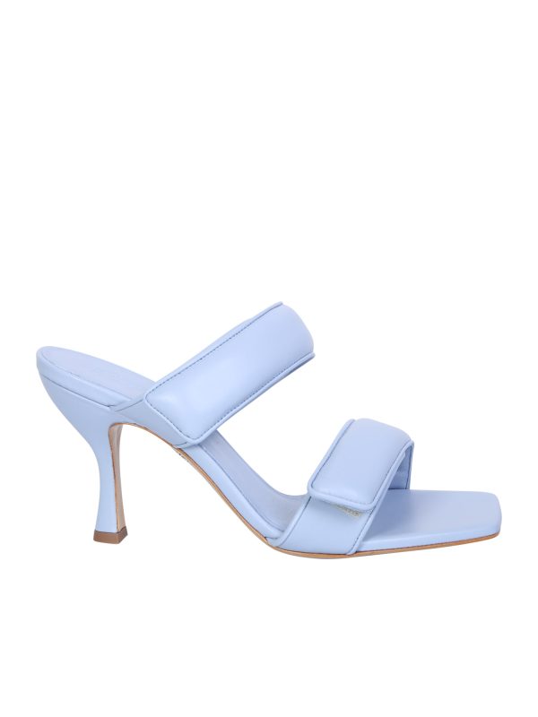 GIA BORGHINI High-heeled Straps Sandal Perni 03 Light Blue