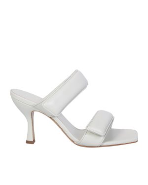 GIA BORGHINI High-heeled Straps Sandal Perni 03 White