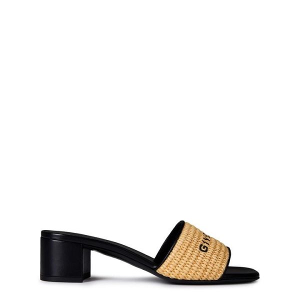 GIVENCHY 4g Heeled Sandals - Beige