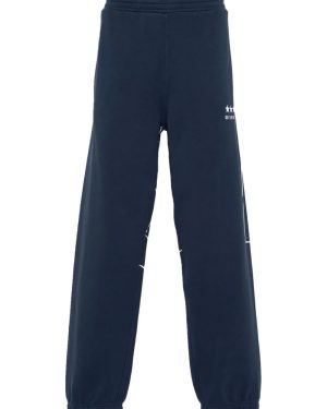 GIVENCHY OVER SIZE LOGO CUFFED JOGGERS Size: L, colour: BLUE