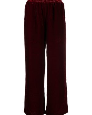GOLDHAWK Velvet Wide-Leg Trousers