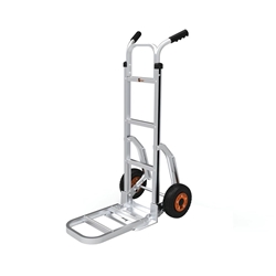 GPC Centaur Aluminium Sack Truck Fixed Folding Toe Plate and Sliders