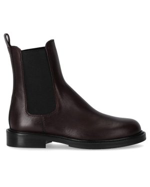 GUGLIELMO ROTTA PEG BURGUNDY CHELSEA BOOT