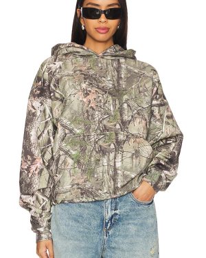 GUIZIO x REVOLVE Oversized Sweatshirt in Army. Size XS, XXS.