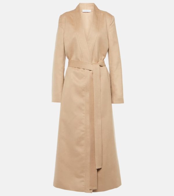 Gabriela Hearst Devon wrap silk coat