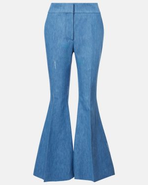 Gabriela Hearst Marsh cotton and linen flared pants