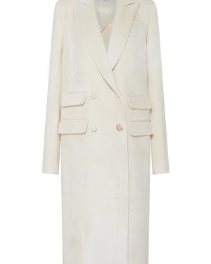 Gabriela Hearst - Reed Tailored Silk-Wool Coat - Ivory - IT 38 - Moda Operandi