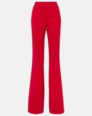 Gabriela Hearst Rhein high-rise wool flared pants
