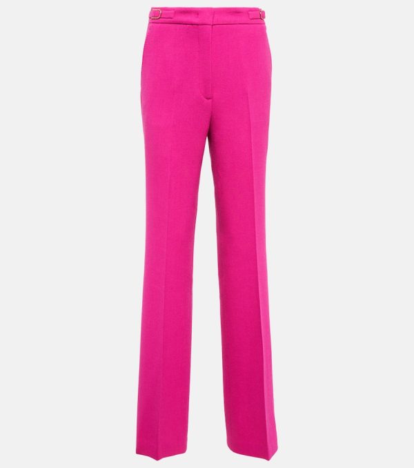 Gabriela Hearst Vesta high-rise flared wool pants