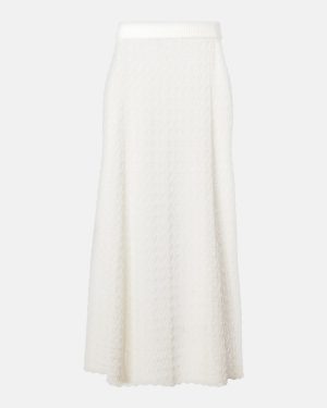 Ganni Crochet maxi skirt