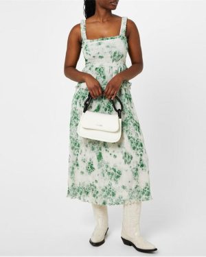 Ganni Smock Dresses - White