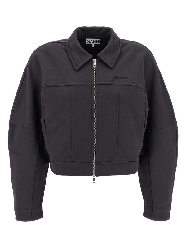 Ganni heavy Terry Jersey Bomber Jacket