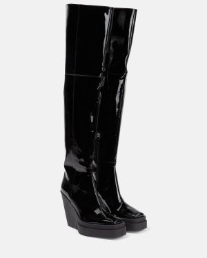 Gia Borghini Gia 31 patent leather over-the-knee boots