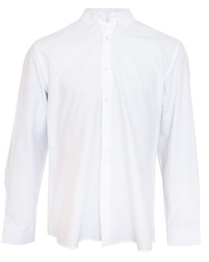 Gianni Savicci Regular Fit Oxford Shirt - White - 16.5IN | TJ Hughes