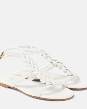 Gianvito Rossi Capua braided leather gladiator sandals