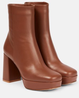 Gianvito Rossi Daisen leather ankle boots