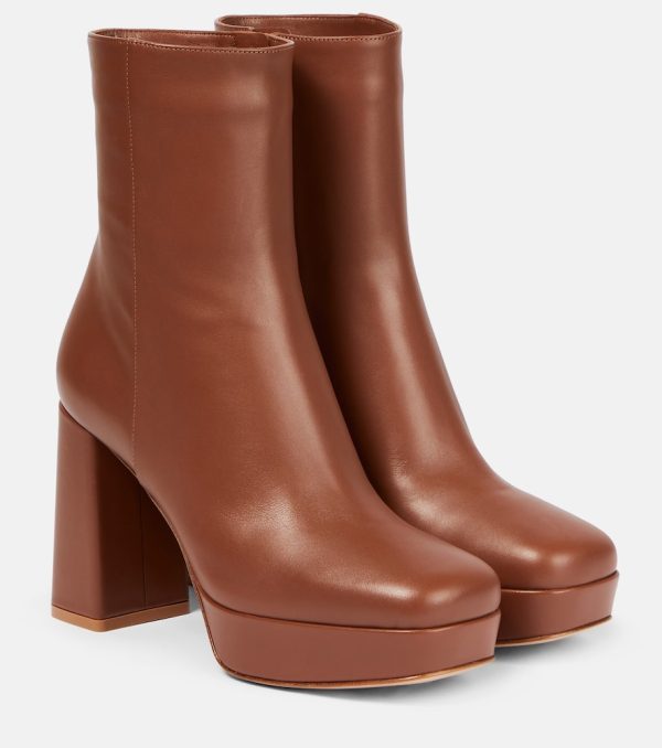 Gianvito Rossi Daisen leather ankle boots