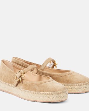 Gianvito Rossi Elda suede espadrilles