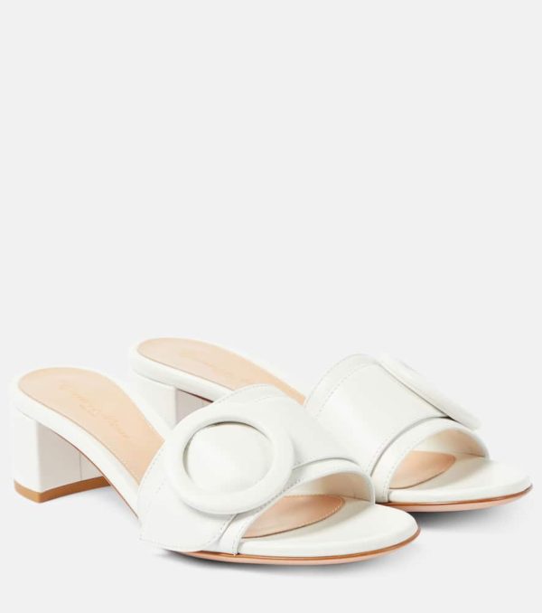 Gianvito Rossi Embellished leather sandals