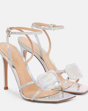Gianvito Rossi Jaipur 105 embellished leather sandals