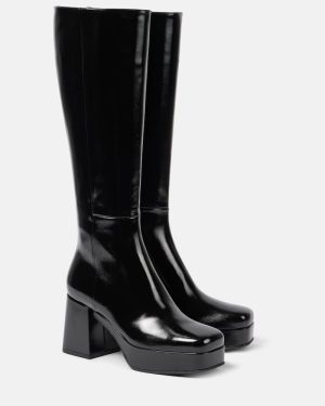Gianvito Rossi Leather platform boots