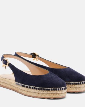 Gianvito Rossi Paz suede slingback espadrilles