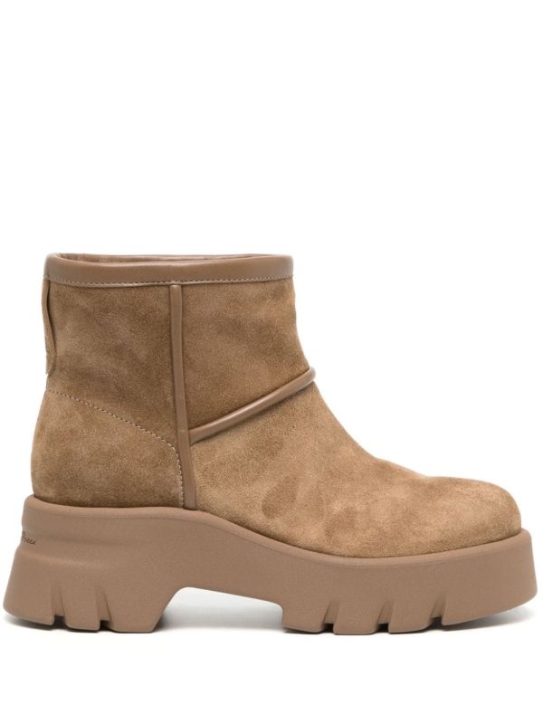 Gianvito Rossi Stormy Suede Ankle Boots