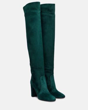 Gianvito Rossi Suede over-the-knee boots