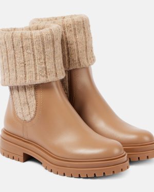 Gianvito Rossi Tenney leather Chelsea boots