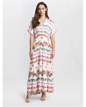 Gina Bacconi Sasha Floral Shirt Dress - Multi