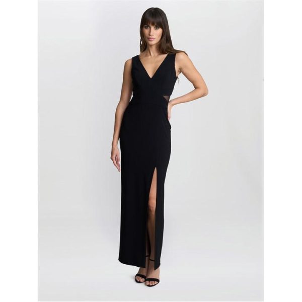 Gina Bacconi Wendy Cut Out Dress - Black