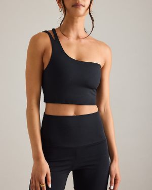 Girlfriend Collective Uma One-Shoulder Sports Bra