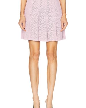 Givenchy Pleated Mini Skirt in Parma - Pink. Size L (also in M, S, XS).