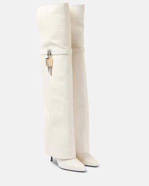 Givenchy Shark Lock Stiletto over-the-knee boots