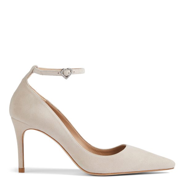 Gold Catelyn Leather Court Shoes