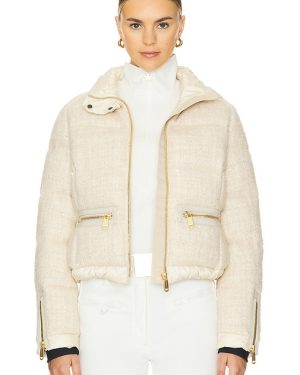 Goldbergh Chamonix Ski Jacket in Cream. Size 38, 40, 42.