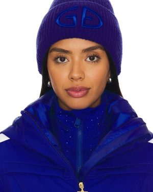 Goldbergh Valarie Beanie in Blue.