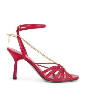 Golden Goose Nico Sandals in Red. Size 40.