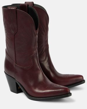 Golden Goose Wish Star Francesca leather cowboy boots