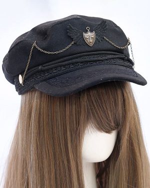 Gothic Lolita Hat Bows Accessory Black Lolita Accessories