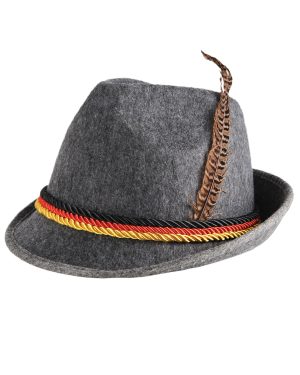 Gray German Alpine Hat