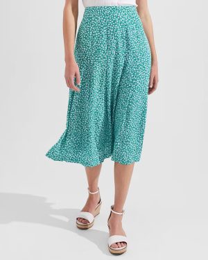 Green Dianne Midi Skirt
