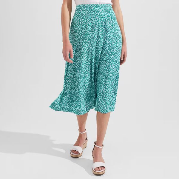 Green Dianne Midi Skirt