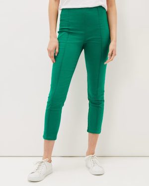 Green Miah Cropped Jeggings