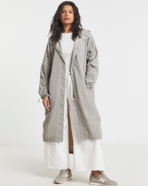Green SIMPLY BE Sage Utility Parachute Jacket