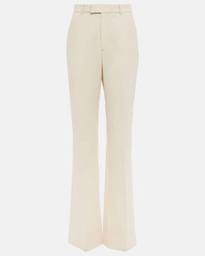 Gucci Flared wool crepe pants