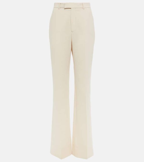 Gucci Flared wool crepe pants